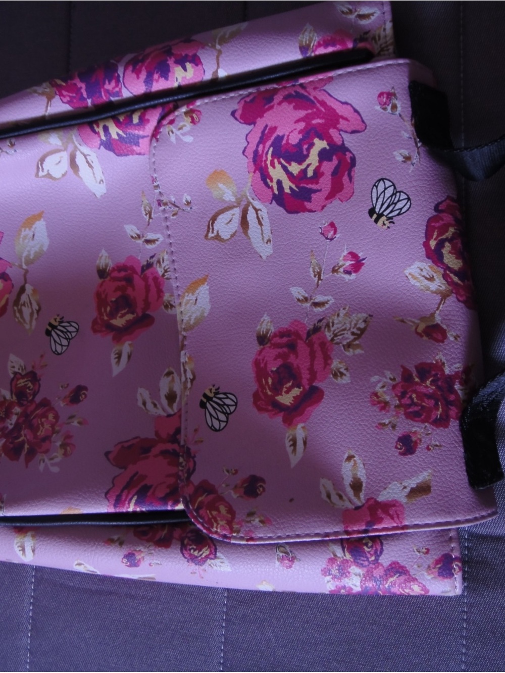 Pink Floral Betsey Johnson Lunch Bag